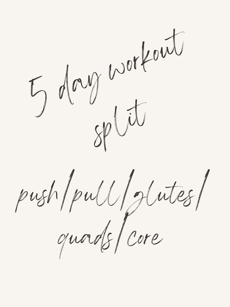 Full 5 Day Workout Split Payhip - Elegant Landscape Texture - 8K