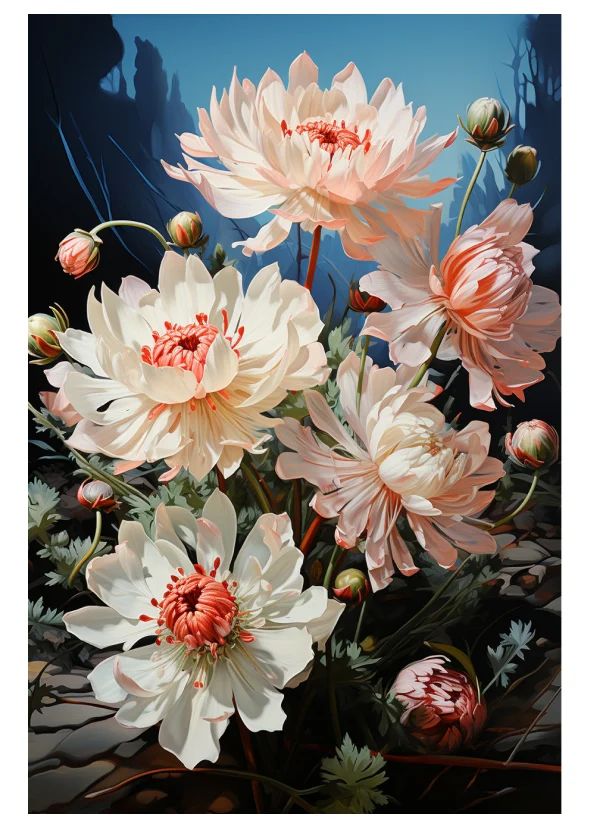 045 Floral Payhip - High Resolution Vintage Patterns for Desktop