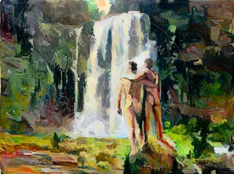 Rock Waterfall Payhip - Vintage Texture Collection - High Resolution Quality