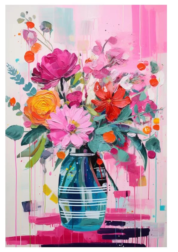 Floral Pattern 02 Payhip - Abstract Illustrations - Artistic Mobile Collection