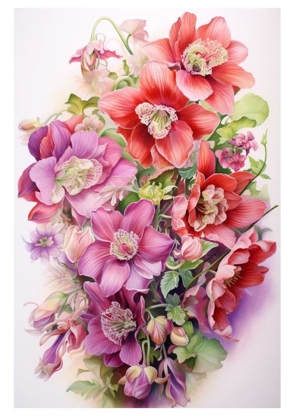 992 Floral Payhip - Ultra HD Gradient Illustrations for Desktop