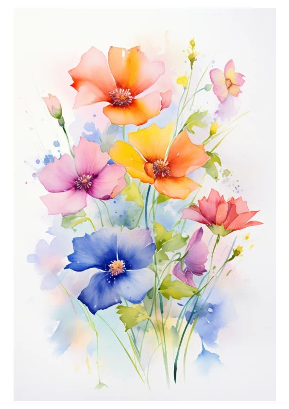 199 Floral Payhip - Beautiful Minimal Pattern - High Resolution