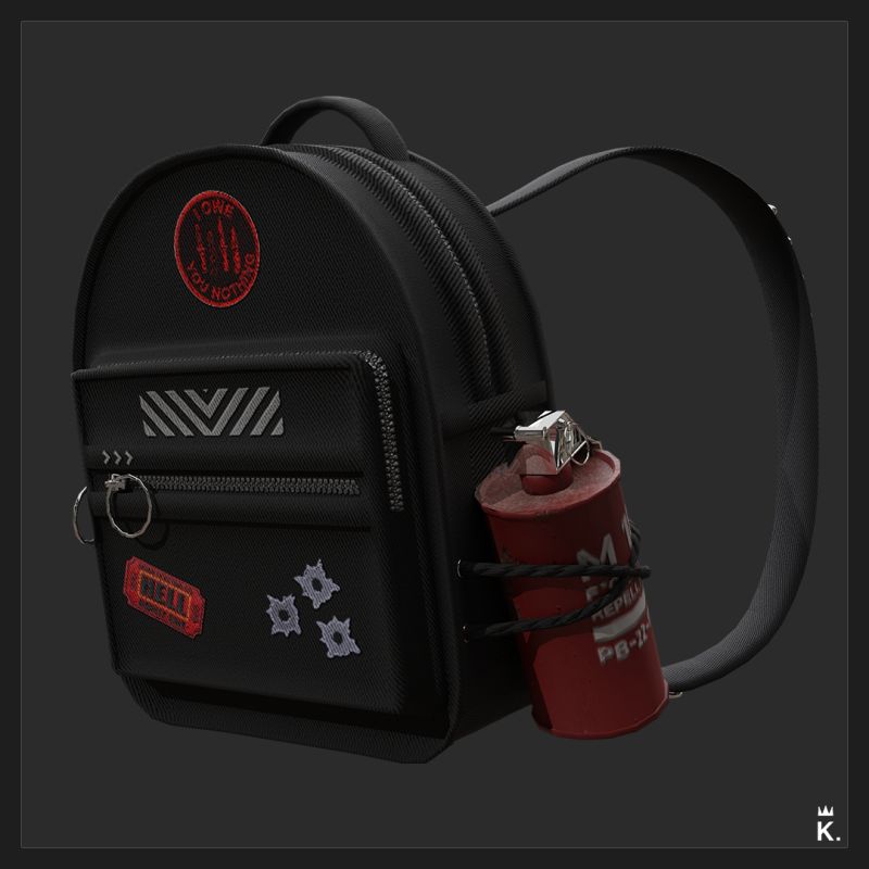 Tridenta Backpack Payhip - Premium Dark Texture Gallery - Retina