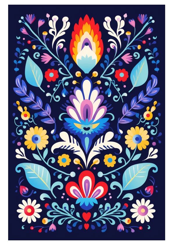 040 Floral Payhip - Premium Space Pattern Gallery - 8K