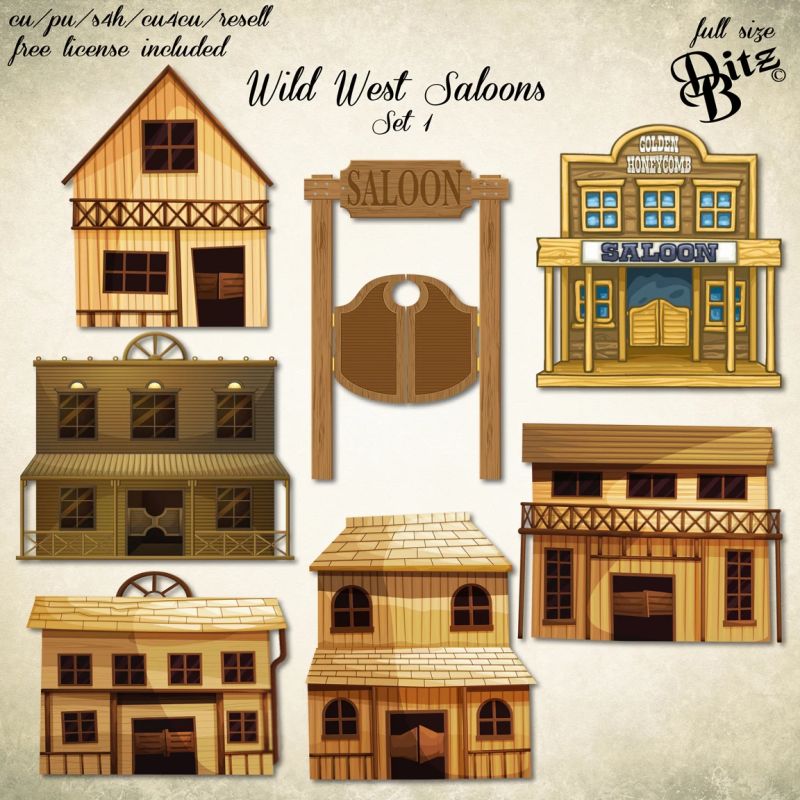 Wild West Payhip - Vintage Textures - Professional Retina Collection