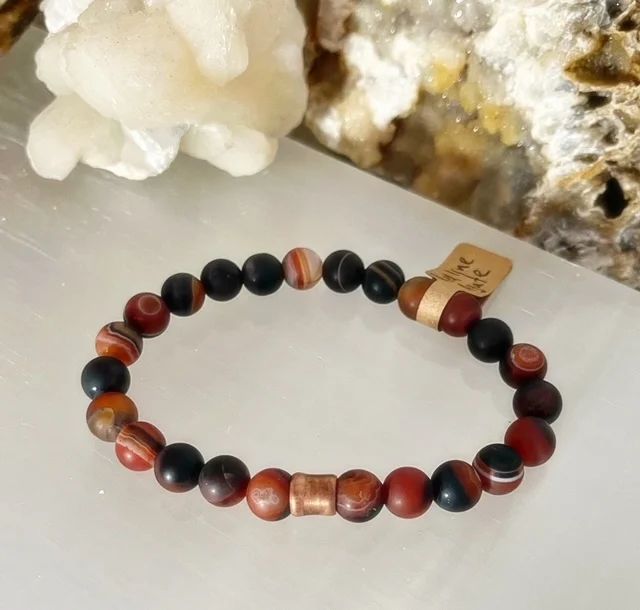 8mm White Agate Payhip - Download Elegant Abstract Image | Mobile