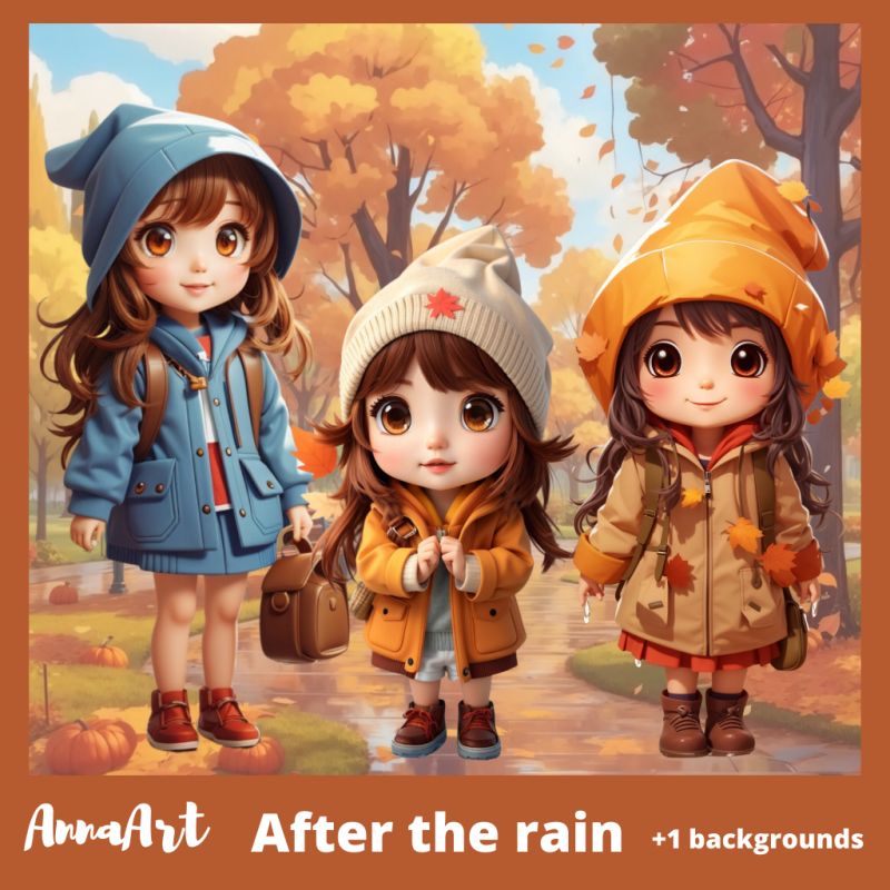After The Rain Payhip - Geometric Illustration Collection - Ultra HD Quality
