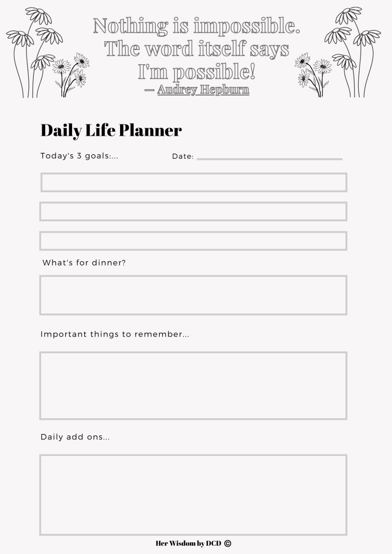 Mindful Melanated Planner Payhip - HD Mountain Photos for Desktop