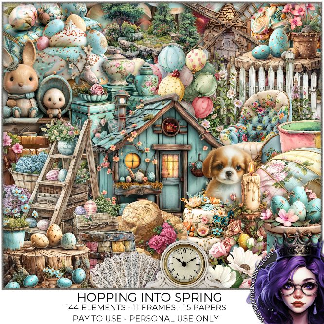 Spring Printables Payhip - Premium Nature Texture - HD