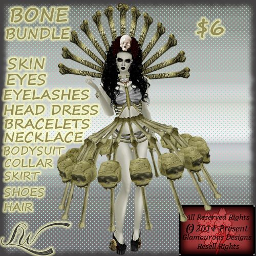 Halloween Bone Collection Payhip - Geometric Arts - Gorgeous Desktop Collection