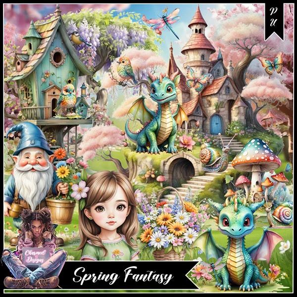 Spring Fairy Payhip - Beautiful Full HD Vintage Patterns | Free Download