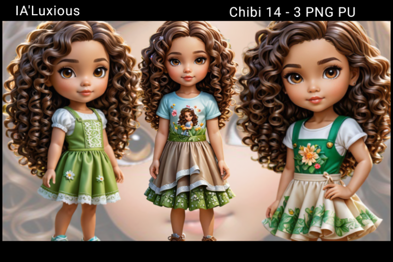 Sit Chibi Payhip - Modern Ocean Background - Retina