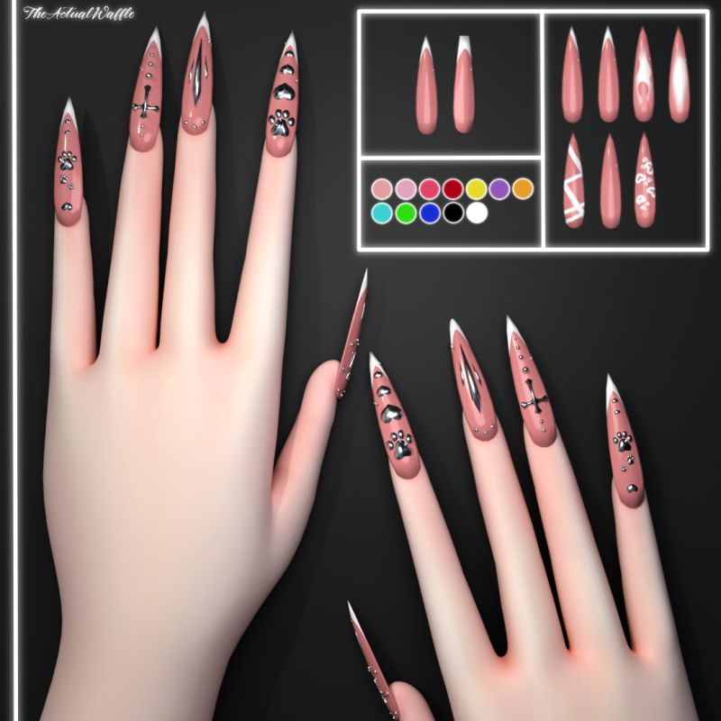 Customizable Cat Nails Payhip - Best Gradient Arts in Full HD