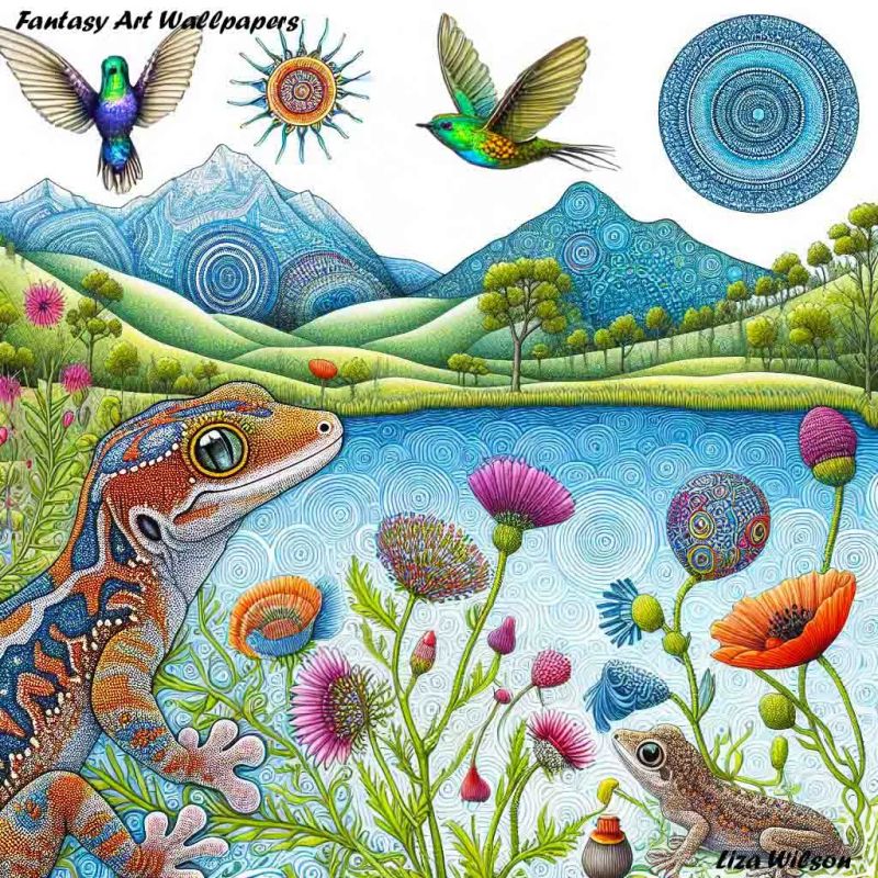 Spirograph Horses Foals 13 Payhip - Sunset Arts - Classic High Resolution Collection