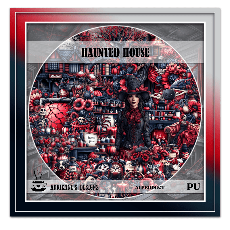 Haunted House Payhip - Premium Light Illustration Gallery - Retina