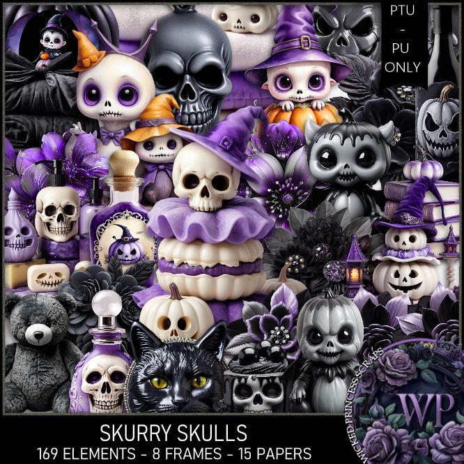 Big Skulls Payhip - Professional Nature Pattern - 8K