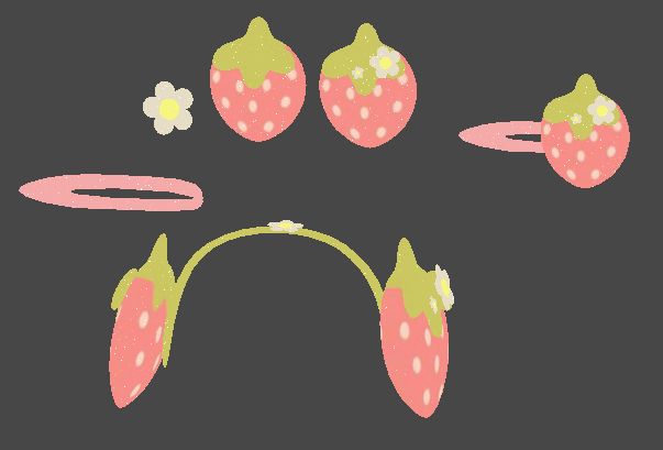 Strawberry Set Payhip - High Resolution Landscape Designs for Desktop