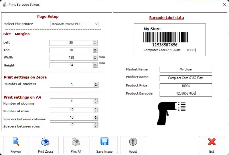 Make Label Barcode Whith Vb Net Sourcecode Payhip - 4K Gradient Images for Desktop