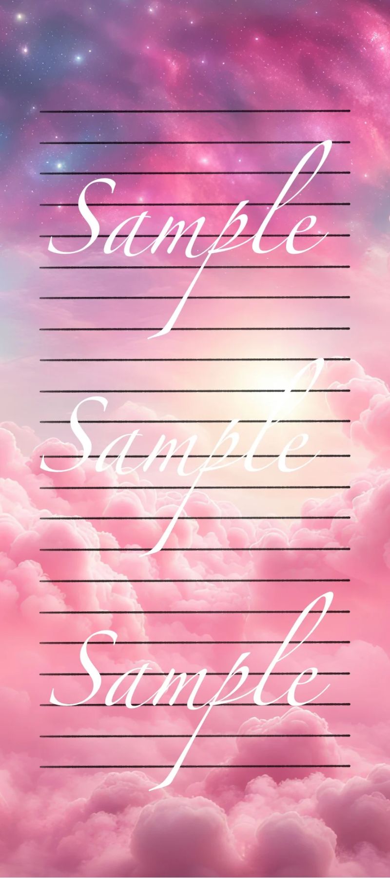 Cosmic Notepad Payhip - Landscape Pattern Collection - Ultra HD Quality