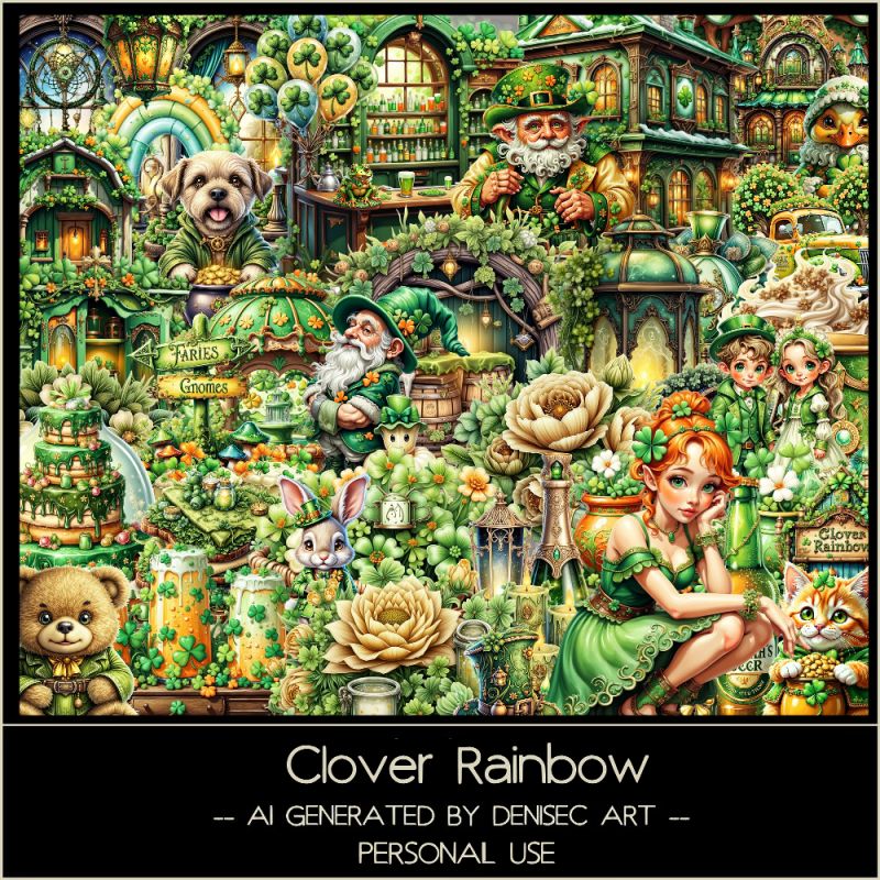 Clover Rainbow Payhip - Light Textures - Premium HD Collection