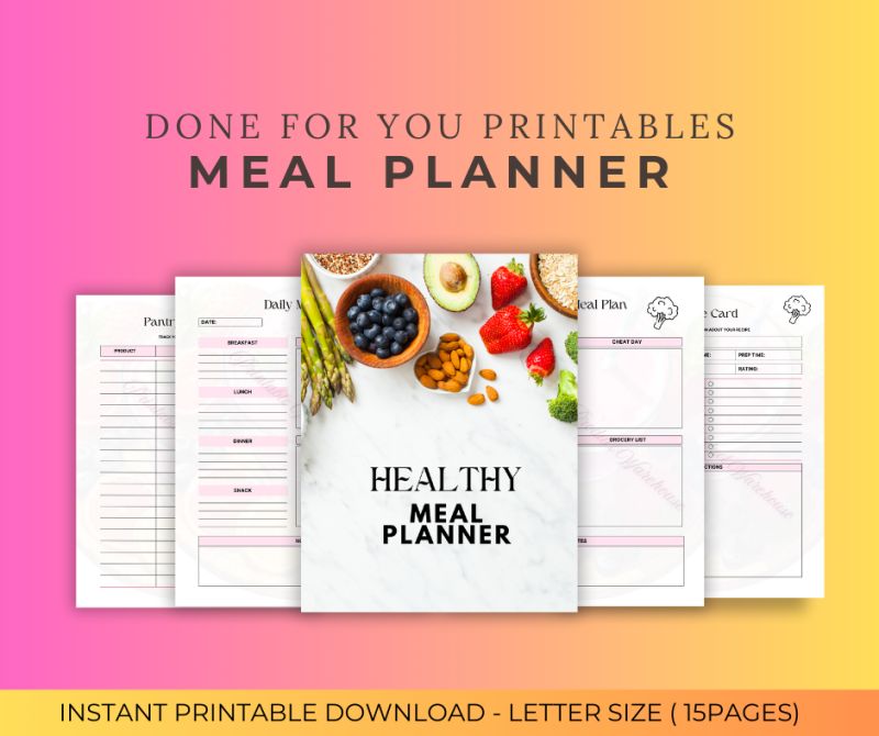 Meal Planner Printable Payhip - Best Ocean Pictures in Full HD