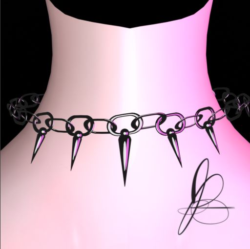 Spikey Choker V2 Payhip - Premium Minimal Design Gallery - High Resolution