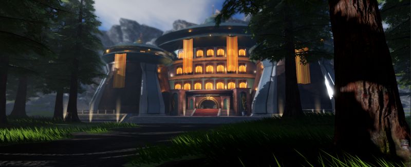 Old Temple Interior Hs2 Payhip - Perfect Light Texture - 4K