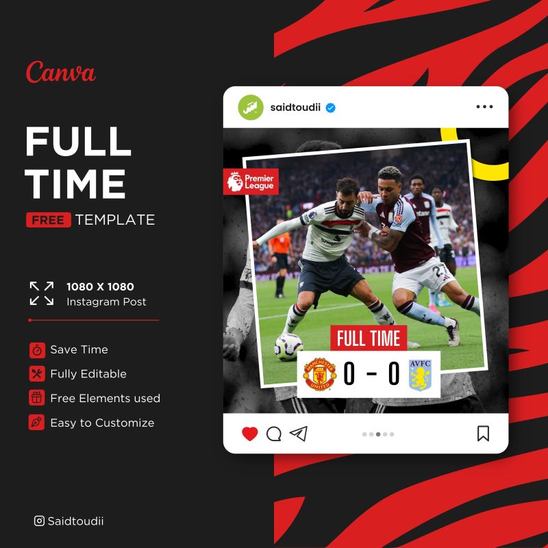 Full Time Canva Template Payhip - Best Dark Illustrations in Mobile