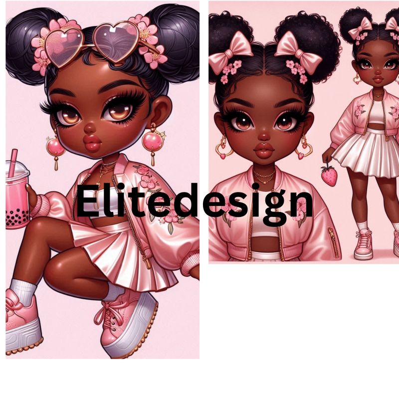 Elitedesignbyjane Kawaii Chibi Bundle Payhip - Download Gorgeous Gradient Picture | Desktop