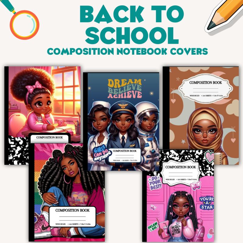 Composition Notebook Cover Bundle Payhip - Sunset Arts - Gorgeous 8K Collection