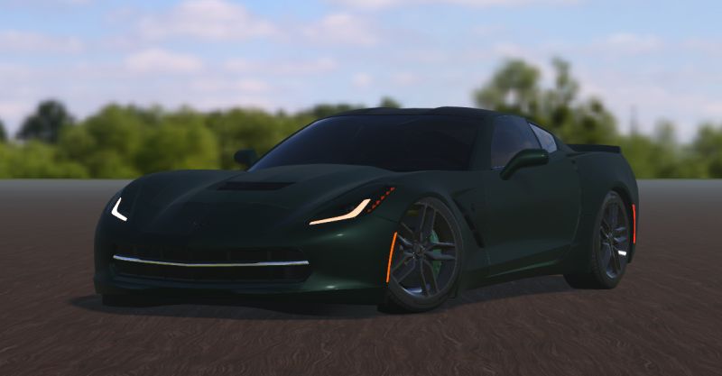 Corvette Stingray Payhip - Download Classic Gradient Image | Full HD
