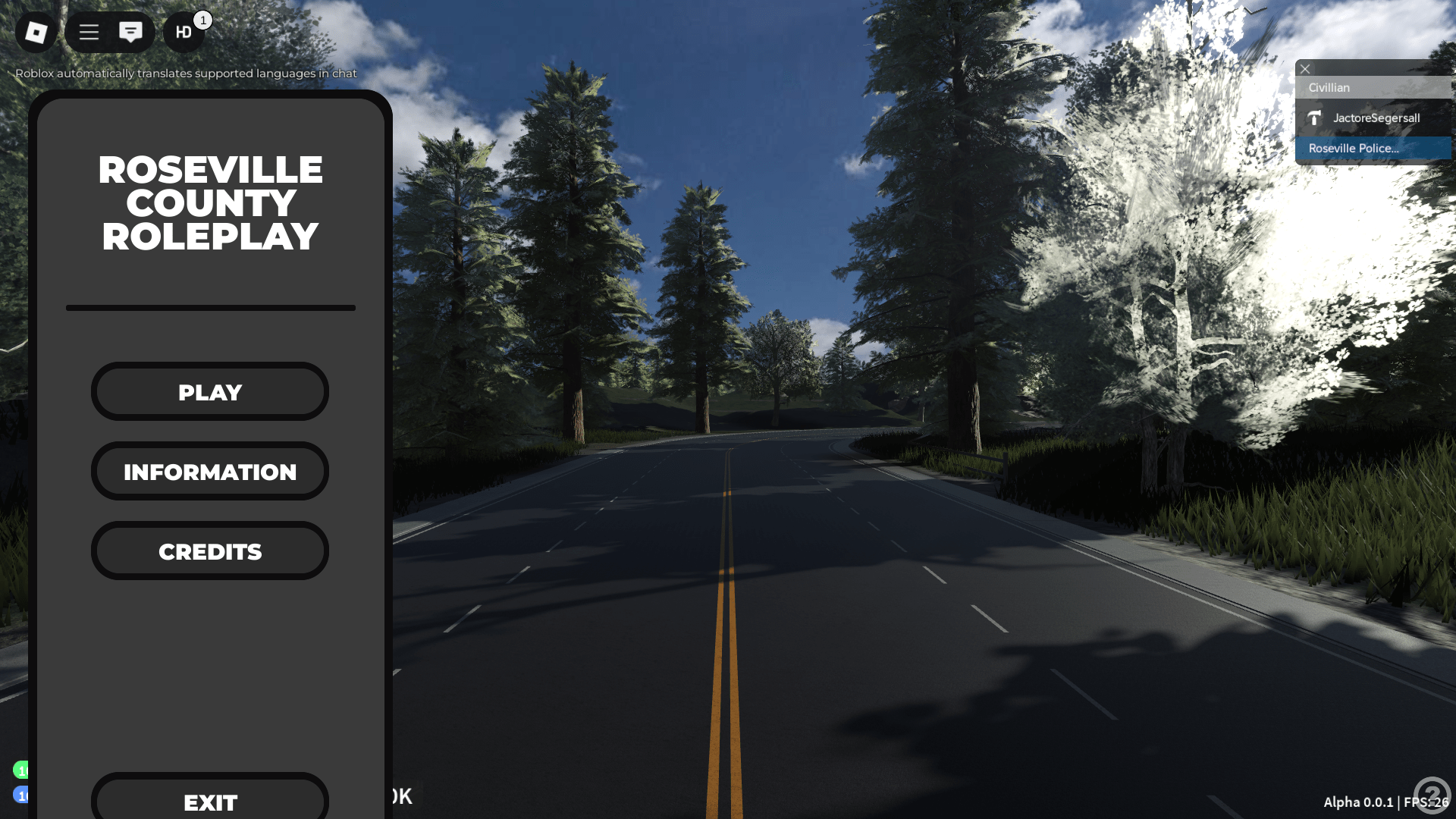 Roseville County Roblox Police Roleplay Game O 