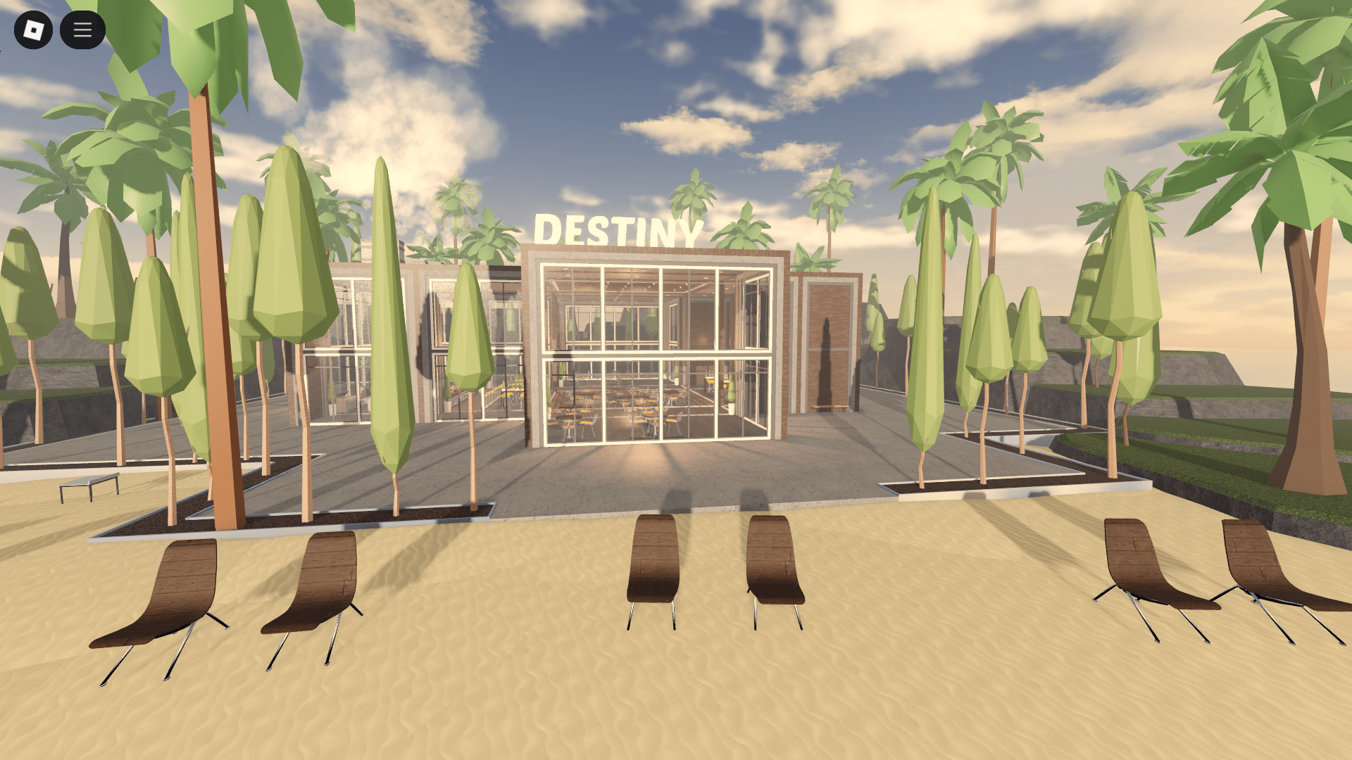 Cafe Restaurant DESTINY Roblox Beach Vibes Interior O 