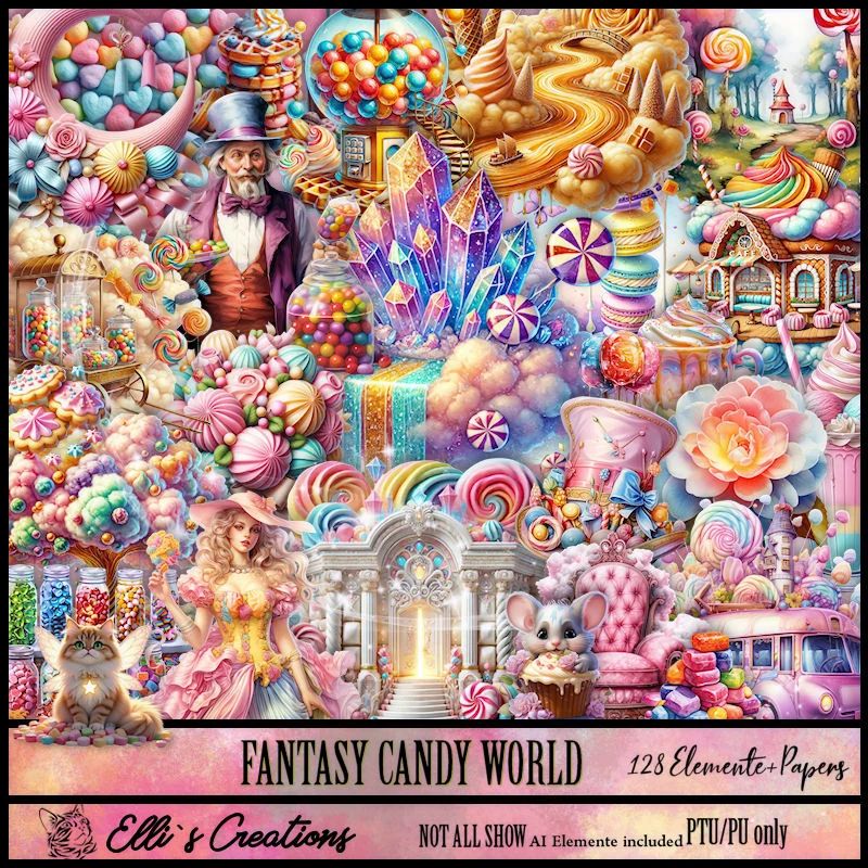 Candy Payhip - Colorful Art Collection - Retina Quality