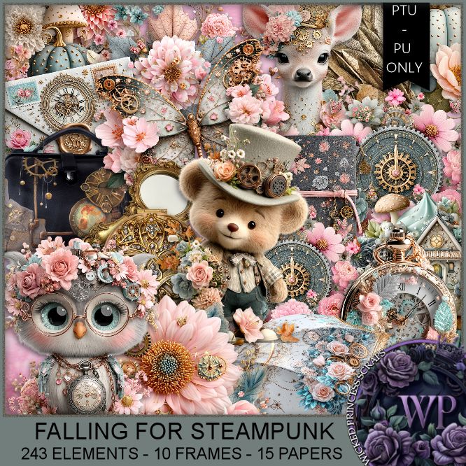 Blue Steampunk Payhip - Full HD Space Backgrounds for Desktop