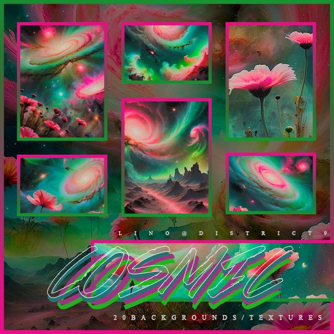 Cosmic Textures Payhip - Abstract Patterns - Beautiful 8K Collection