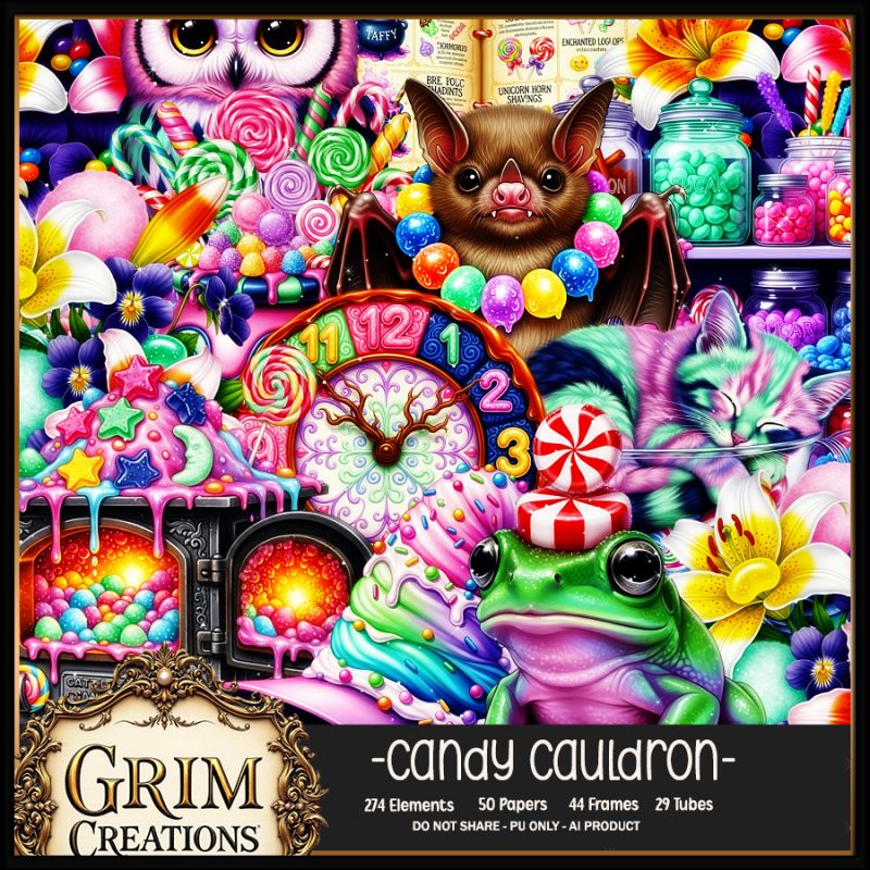 Candy Cauldron Payhip - Premium Geometric Art Gallery - Full HD