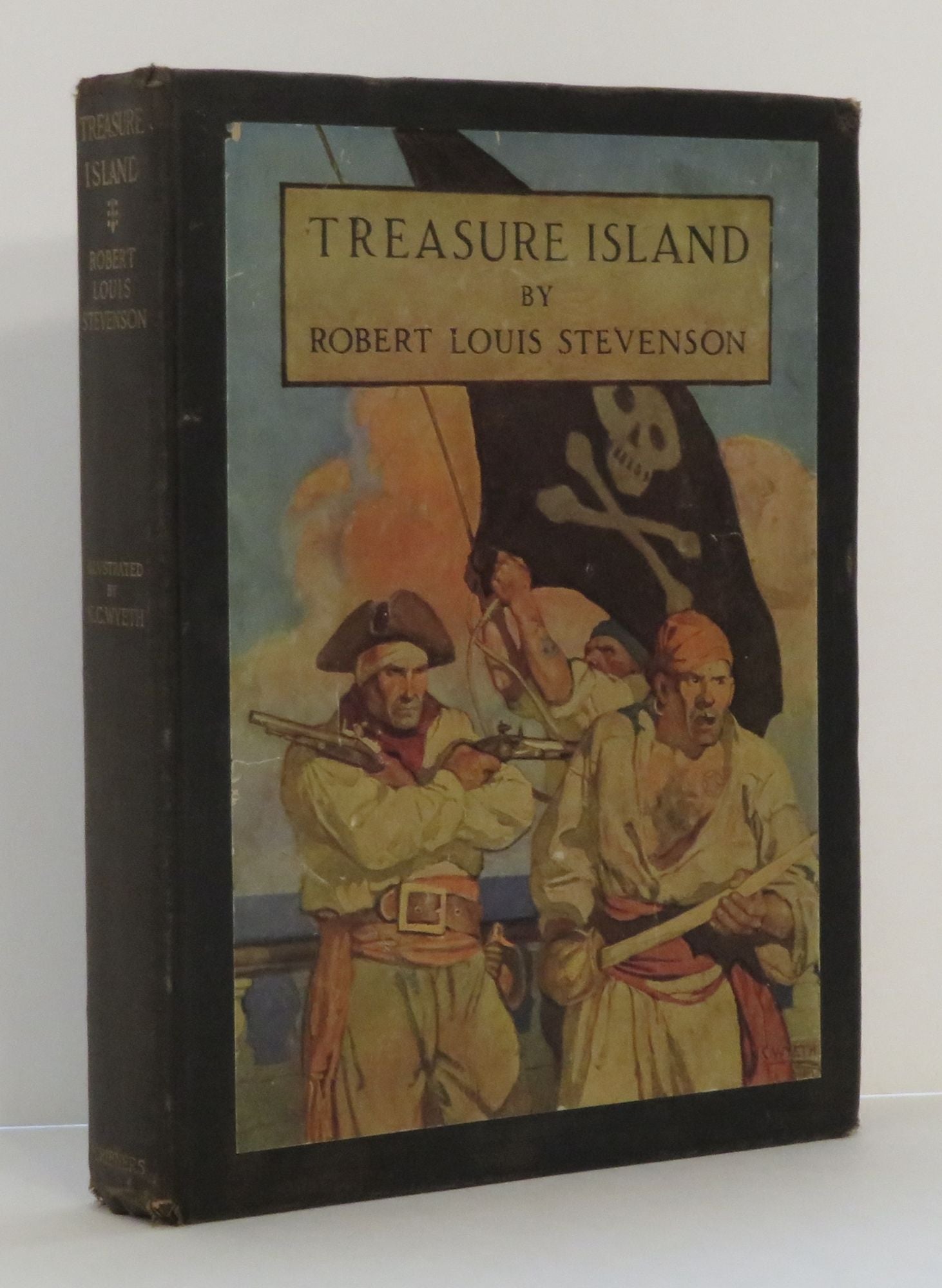 Treasure Island - Robert Louis Stevenson<br> N. C. Wyeth (Illus.) <br>Good 1924 Printing