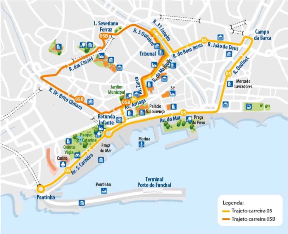 Funchal Bus Station Routes Tickets Timetables Pazook Travel Funchal Eco City Line 