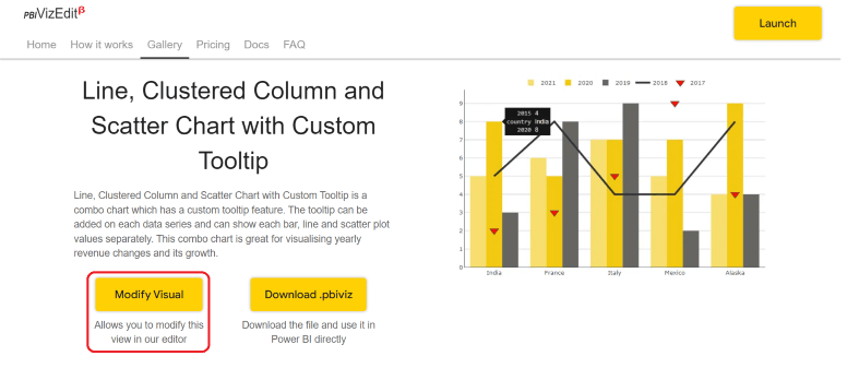 Create Line Clustered Column And Scatter Chart With Custom Tooltip For Power Bi Pbi Vizedit - HD Nature Photos for Desktop
