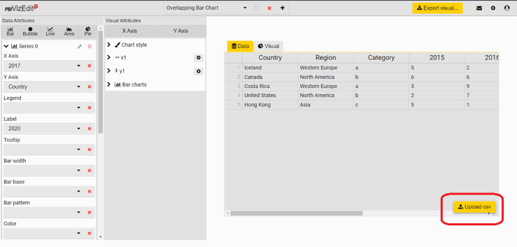 Overlapping Bar Chart Pro Pbi Vizedit - Download Perfect Sunset Design | Retina