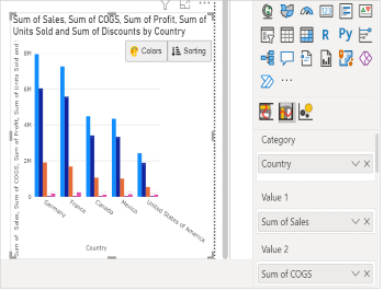 Line And Clustered Column Chart With Custom Tooltip Pbi Vizedit - Mobile Ocean Textures for Desktop