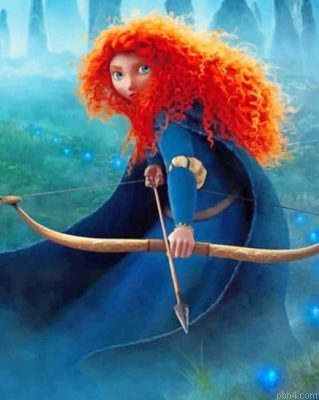 Merida Princess Painting By Numbers.png