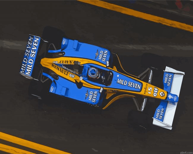 Renault R202 Formula One Paint By Number