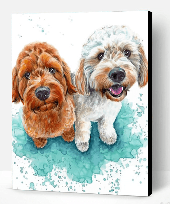 Cockapoo Dogs Painting By Numberss.png