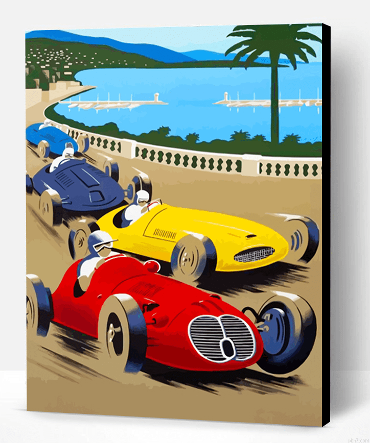 Formula One Racing Painting By Numberss.png