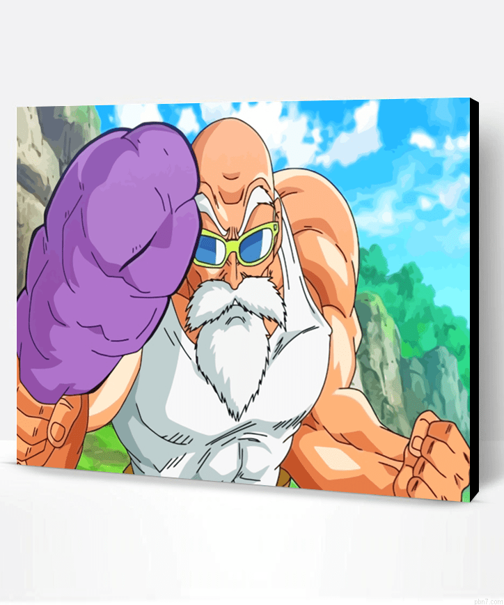 Master Roshi Painting By Numberss.png