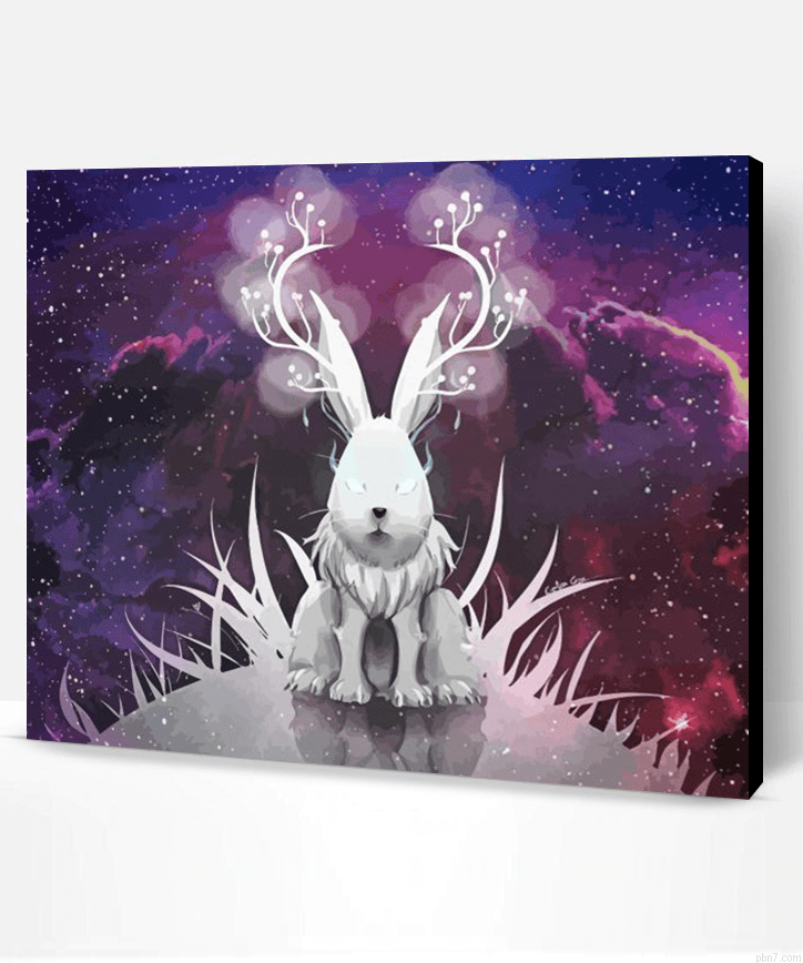 Mystical Rabbit Painting By Numberss.png