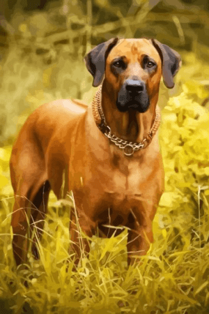 Brown Rhodesian Ridgeback Painting By Numbers.png