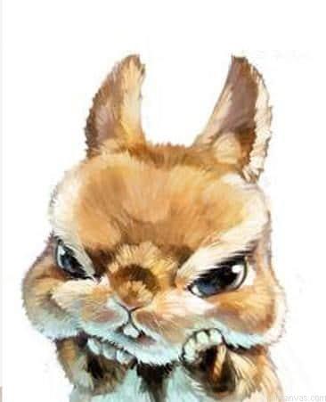 Angry rabbit animals painting by numbers.jpeg